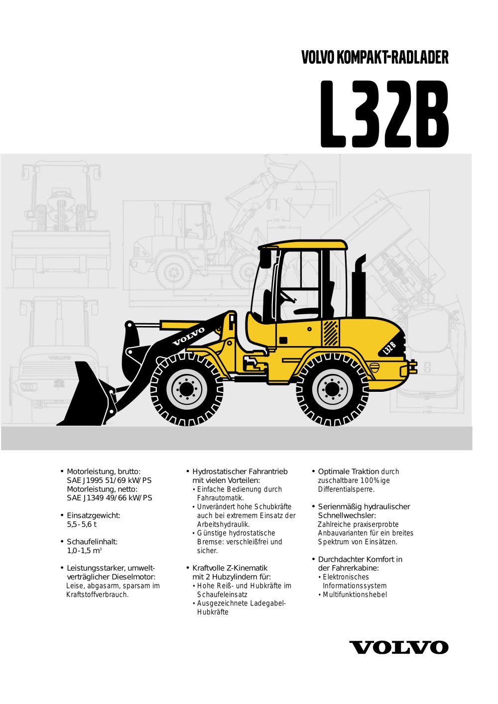 Volvo l30b bedienungsanleitung