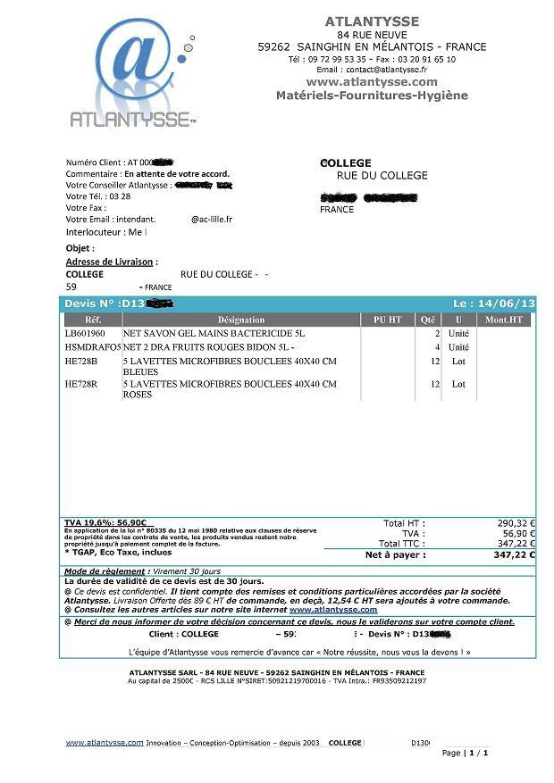Exemple Devis Nettoyage Vitres