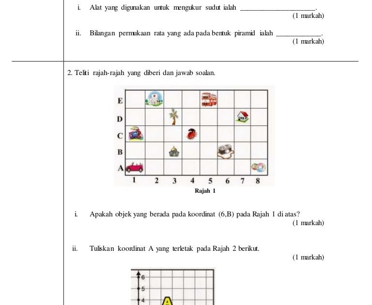 Matematik Tahun 2 2017  Himpunan Terbesar Kuiz English Tahun 6 Yang