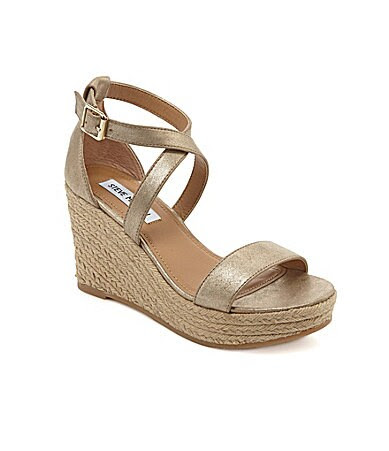 Gold Wedge Sandals: Dillard's Gold Wedge Shoes