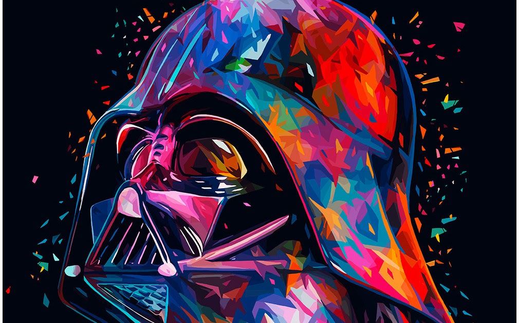 Geek Art Gallery Posters Abstract Color Star Wars.