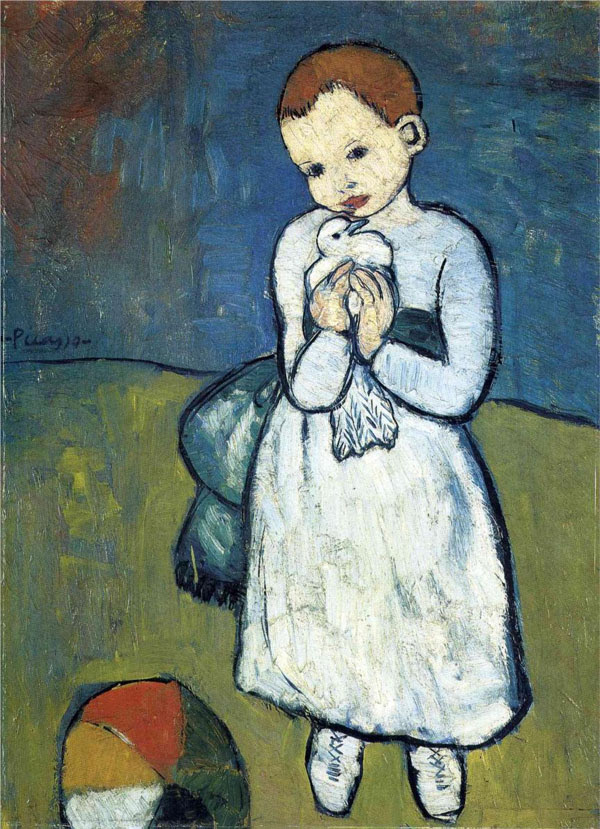 Пабло Пикассо Ребенок с голубем.