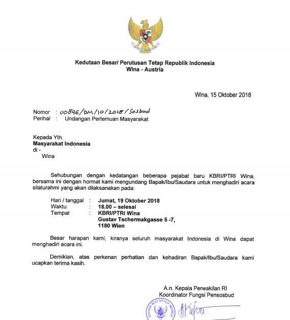 Contoh Surat Sosial Dalam Masyarakat