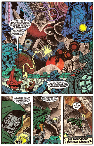 Jack Kirby-style photomontage by Rick Veitch, from Fantastic Four: The World's Greatest Comics Magazine #8 (September 2001)