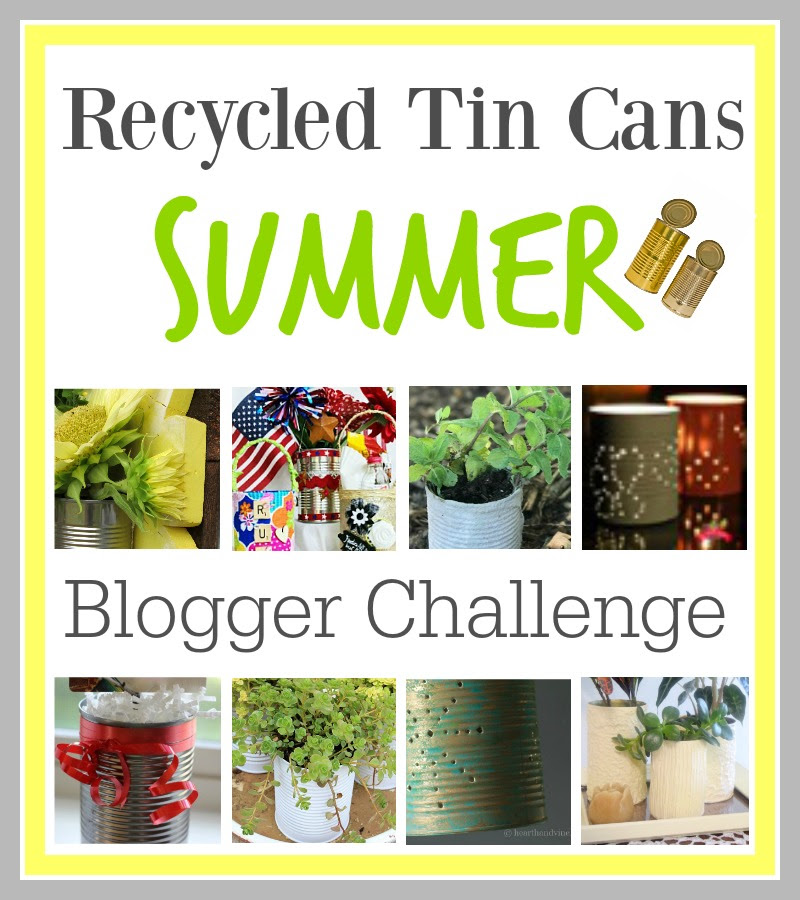 Recycled-tin-cans-summer-blogger-challenge