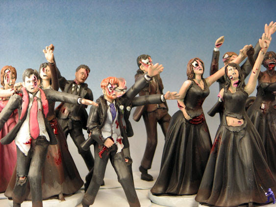 Horde of Cake Topper Zombies