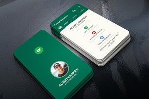 Download Whatsapp Business Card Psd Template Download Free Whatsapp Business Card Psd Template Mockups Template By Xnorpix Choose From More Than 440 000 Pixel Perfect Design Mockup Te PSD Mockup Templates