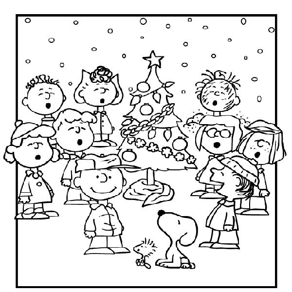 Download 101+ Charlie Brown Christmas Coloring Pages PNG PDF File