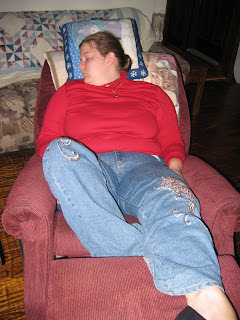 ZZZzzzZZZzzz... Daughter Dearest, zonked