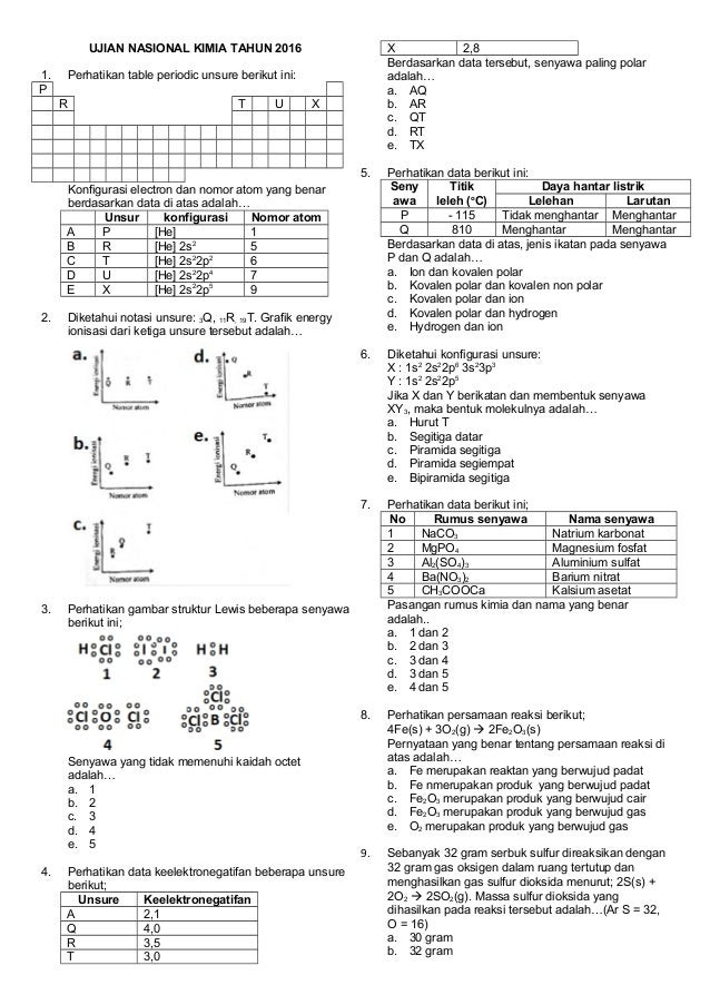 Pembahasan soal un kimia 2017 pdf