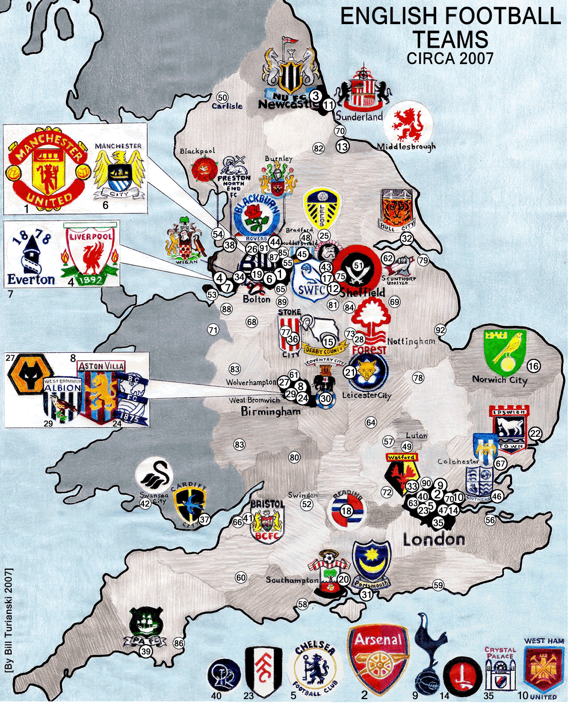 Soccer Map Of England ~ CINEMERGENTE