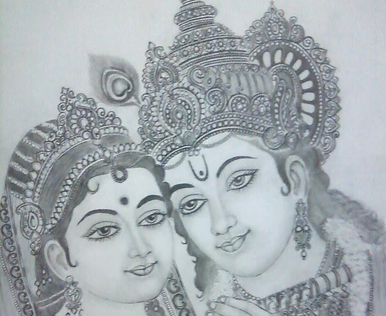 Featured image of post God Krishna Pencil Drawing Images - Again, love the triangle shape, works well for representing god.
