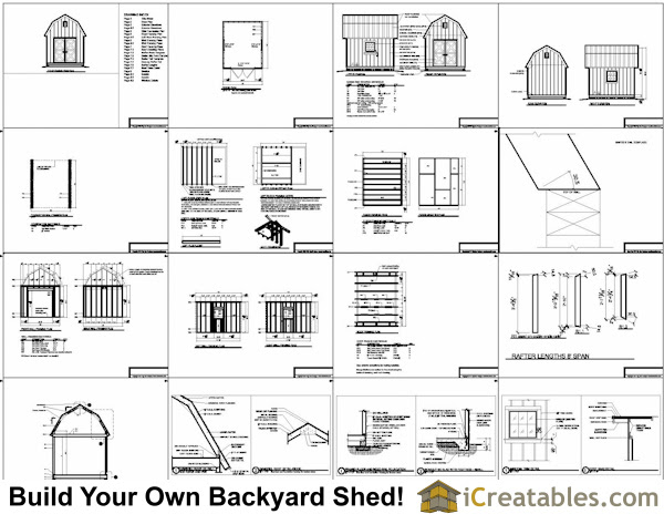 Desk Work 10 X 12 Gambrel Shed Plans Jetsons Guide