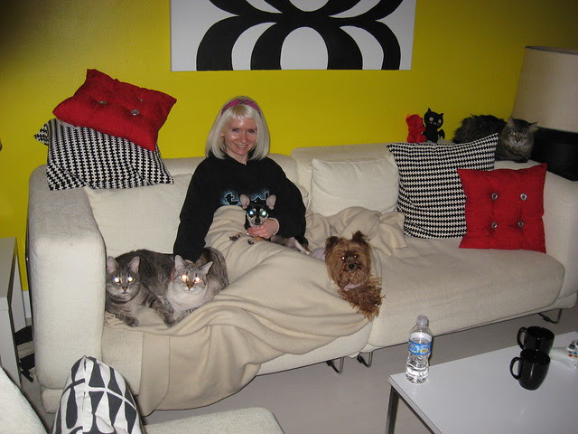 My pets & Me on the couch - Dec 09