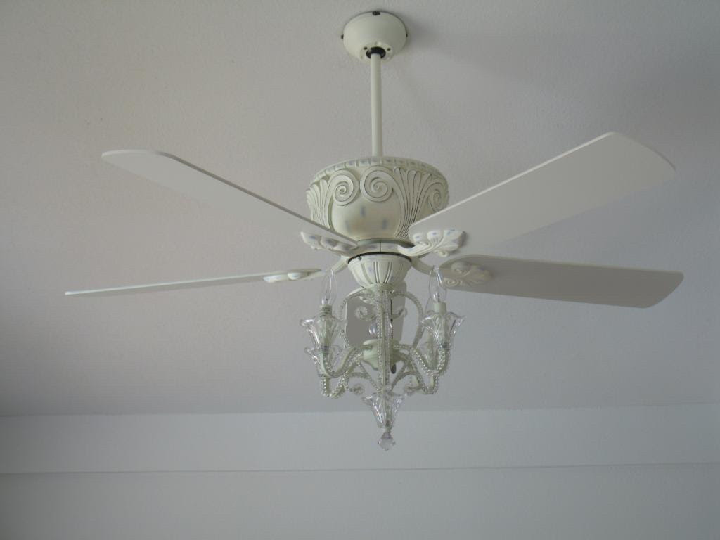 Crystal Chandelier Ceiling Fan Combo For The Beauty Of