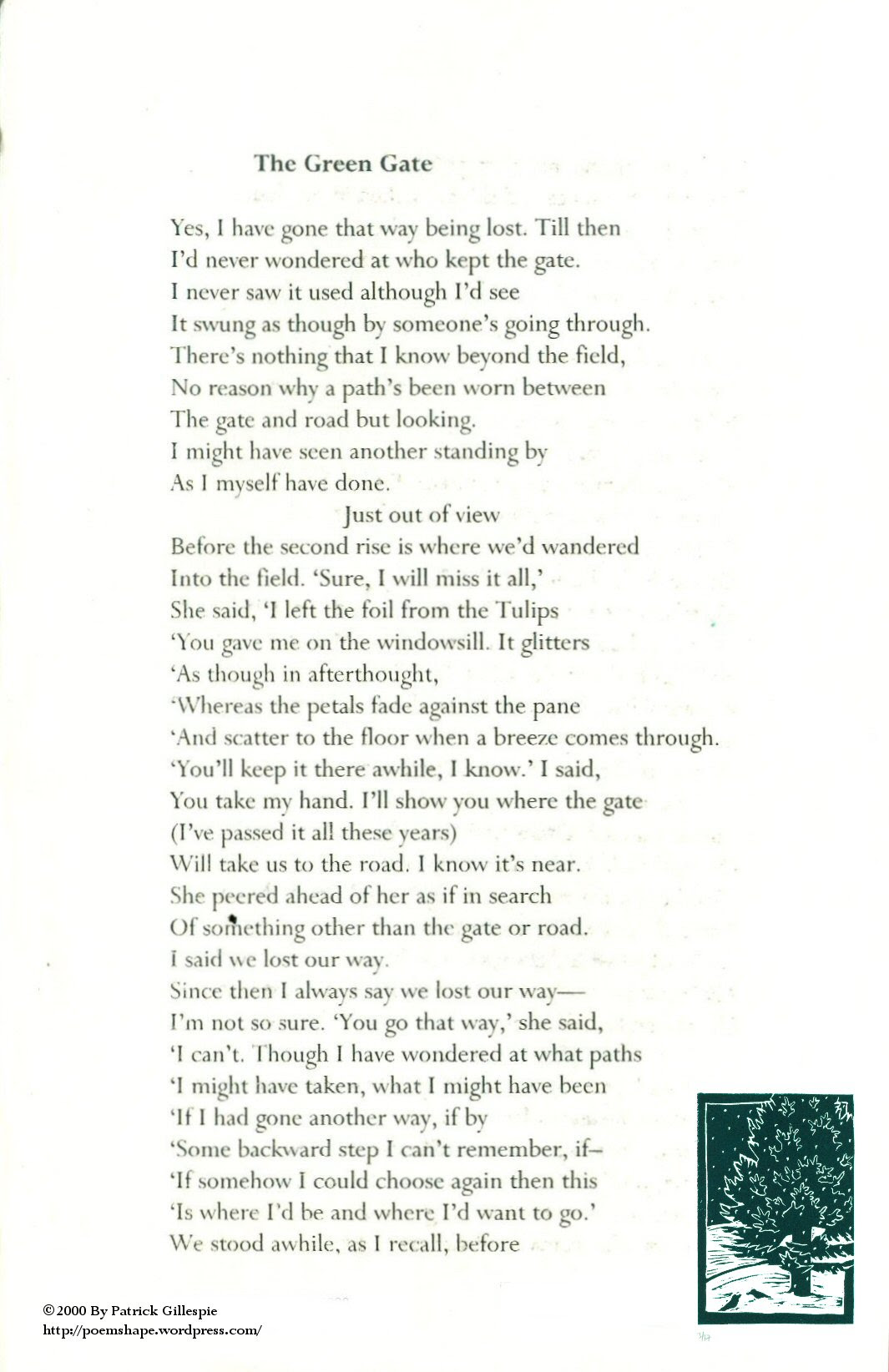 Blank Verse Poetry White Gold