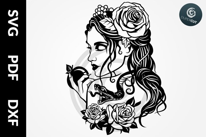 Download Free Lady Mandala Svg For Silhouette - Free Layered SVG Files