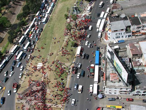 foto aerea marcha chavista