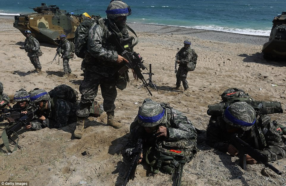 Participation in the joint exercises is similar to last year when they involved 300,000 South Korean and around 17,000 US troops, as well as strategic US naval vessels and air force assets, a US military spokesman said
