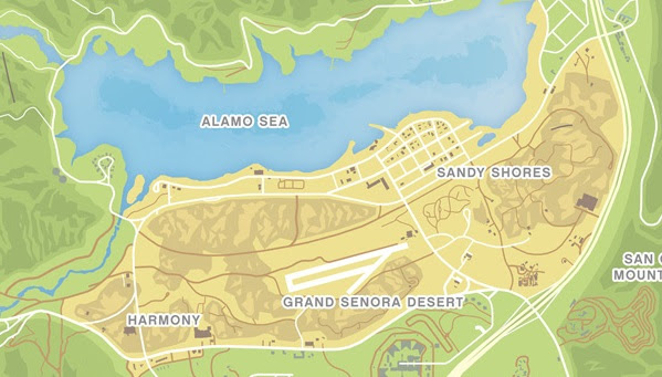 33 Sandy Shores Gta 5 Map Maps Database Source