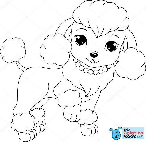 Printable Toy Poodle Coloring Pages - Dejanato