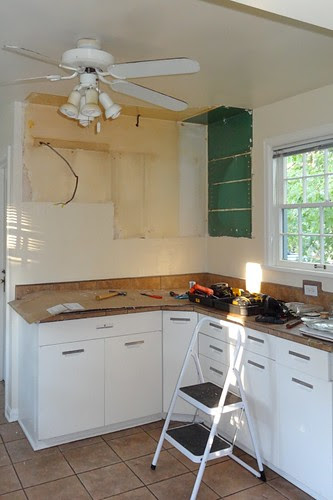Kitchen after phase 1 demo