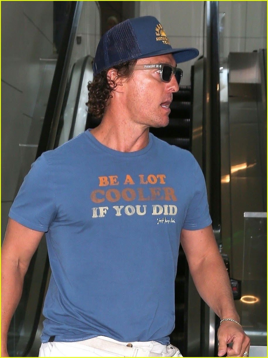 Matthew McConaughey Rocks Dazed And Confused Shirt at 