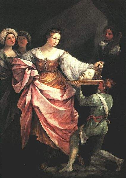 Salome with the head of St John the Baptist, painting by Guido Reni.