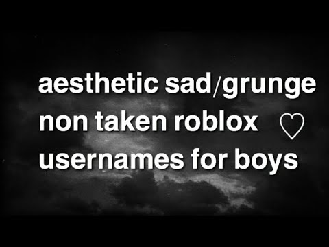 Featured image of post Grunge Username Ideas For Roblox / On roblox, the display name and username are the same thing.