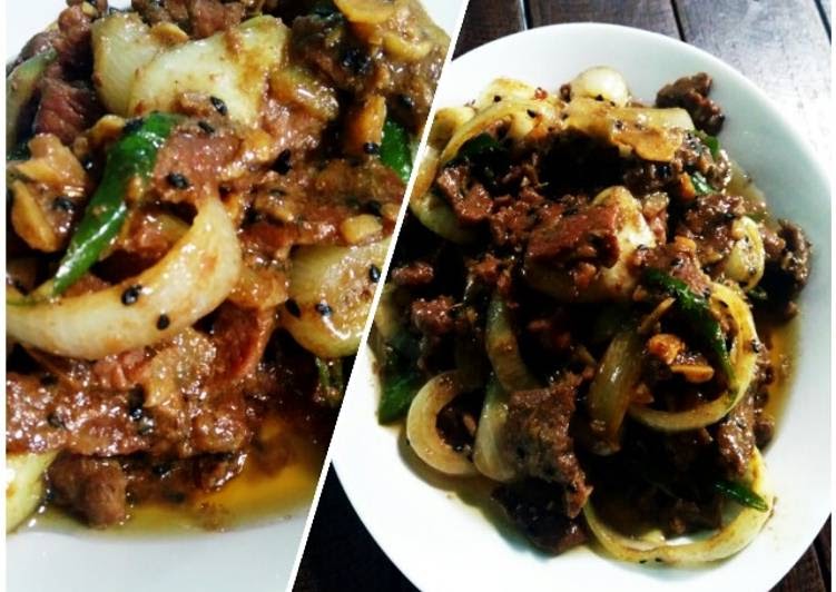 Resep Yakiniku Yoshinoya / Resep Sapi Saos Tiram ala Yoshinoya
