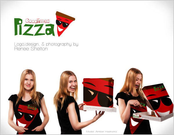 Good-Times-Pizza-Design-Idea Good Times Pizza Design Idea 25+ Sour & Spicy Pizza Packaging Design Ideas