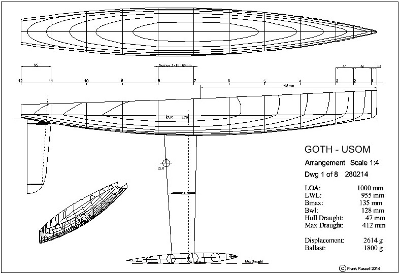 rc sailboat drawings