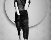 Black Dress, Black Robe, Pinup Dress, Evening Dress, Any Size Black Dress, Made from Tulle, Sexy And Elegant - Special Sale - OrliGolan Black Dress, Black Robe, Pinup Dress, Evening Dress, Any Size Black Dress, Made from Tulle, Sexy And Elegant - Special Sale - OrliGolan