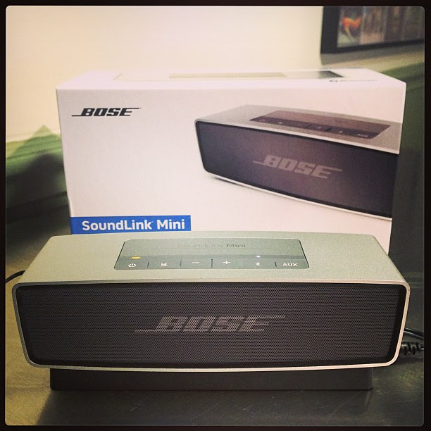 Bose SoundLink Mini. Sweet. cc @michaelwright14 ;-)