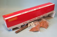 Box of track parts