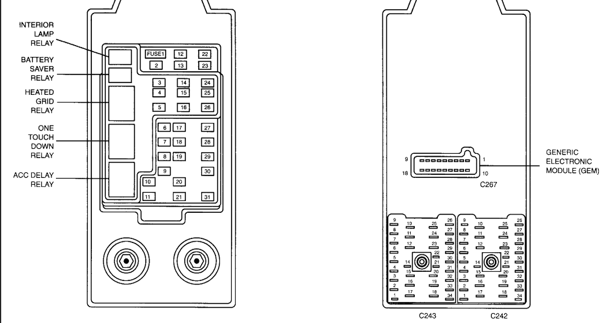 28 2001 Lincoln Navigator Fuse Box Diagram - Wiring Diagram List