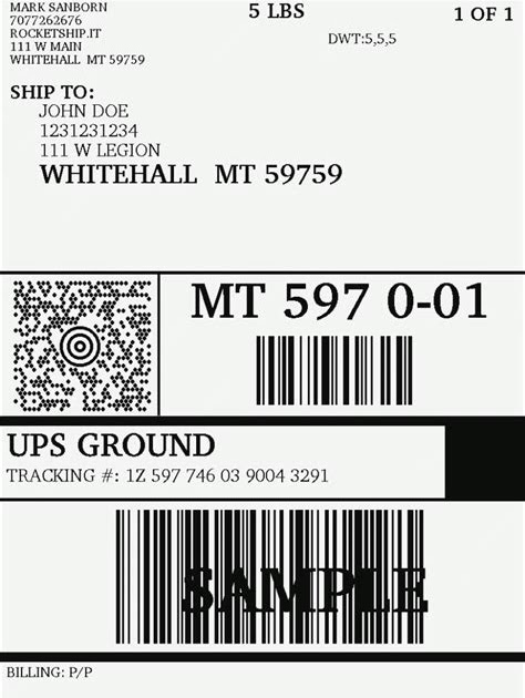 Ups Overnight Label Template  An Entrepreneur S Guide To Understanding