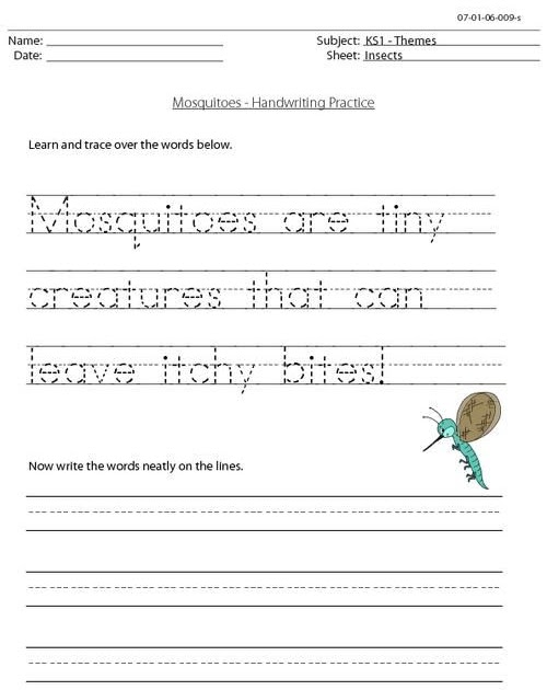 Download Printable Handwriting Worksheets Grade 1 PNG | Printables