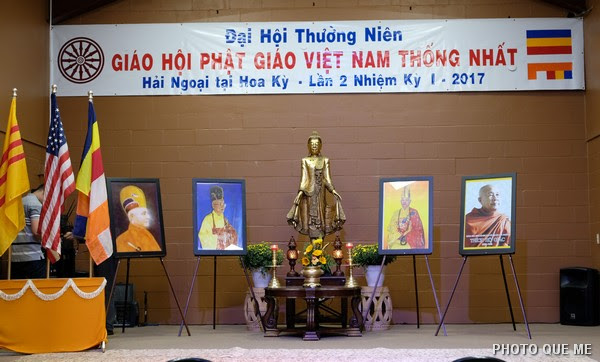 Hội trường Đại hội Thường niên lần 2 Nhiệm kỳ I GHPGVNTN-HN/HK Chùa Phật Pháp