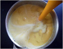 Velouté de potiron aux éclats de chataignes