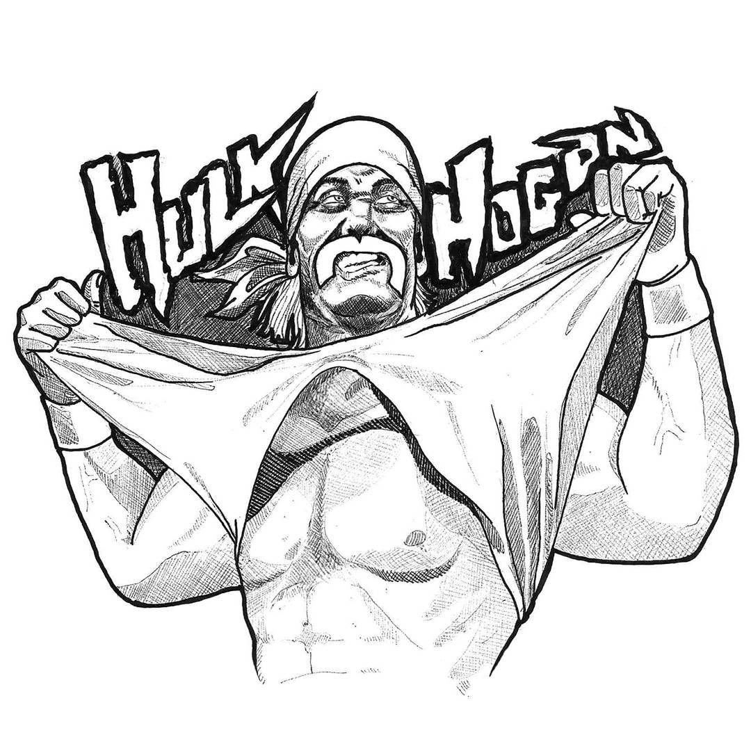 Wwe Hulk Hogan Coloring Pages - Coloring and Drawing