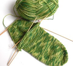 First Discovery sock from Cat Bordhi's new book