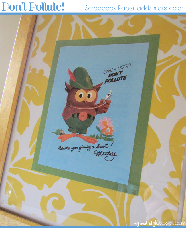 Thrift Finds Woodsy Art