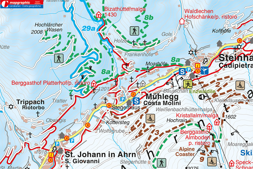 Ahrntal Karte | Karte