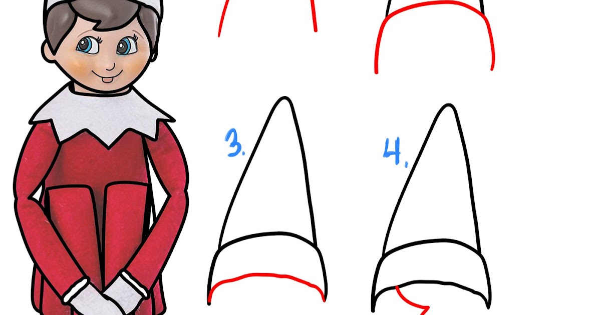 How To Draw The Elf On The Shelf Easy Step By Step Dr vrogue.co