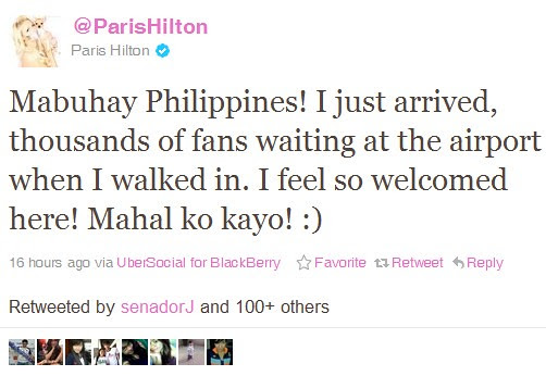 paris hilton philippines