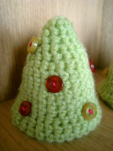 Crochet christmas trees