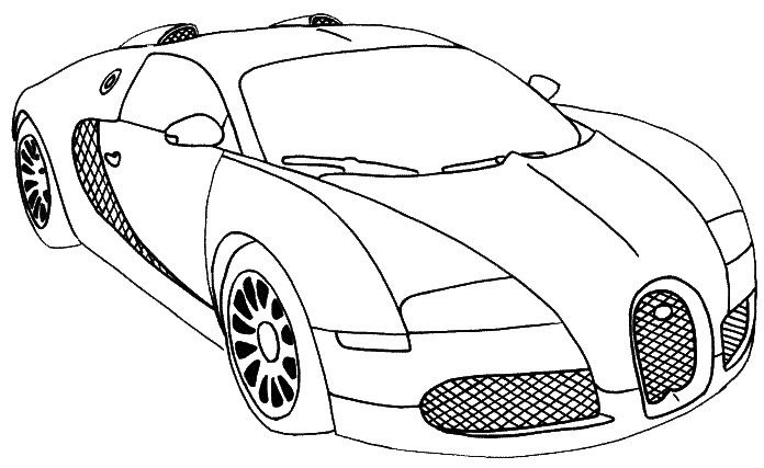 Realistic Lamborghini Coloring Pages - Free Place
