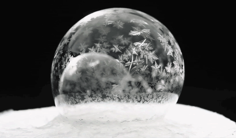freezing soap bubbles-ZALUSKArt