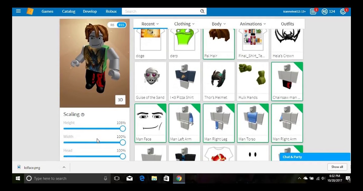 homepage robux